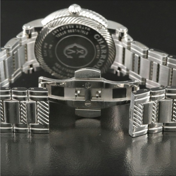 Charriol Arisii P33 Roman Numeral Silver Dial Steel Quartz Wstch - Picture 9 of 10